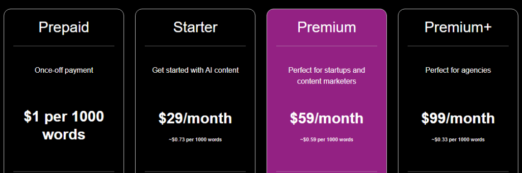 Contentbot ai pricing