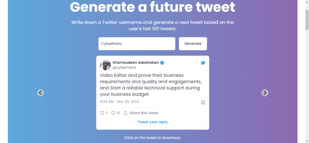 Tweets auto-generated from Tweety ai