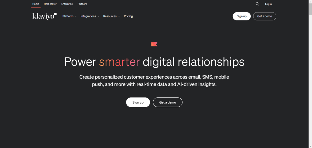 Klaviyo email and SMS marketing automation