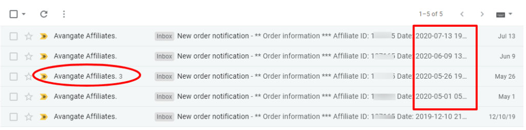 Gmail notification sales order reports for SEO Powersuite product