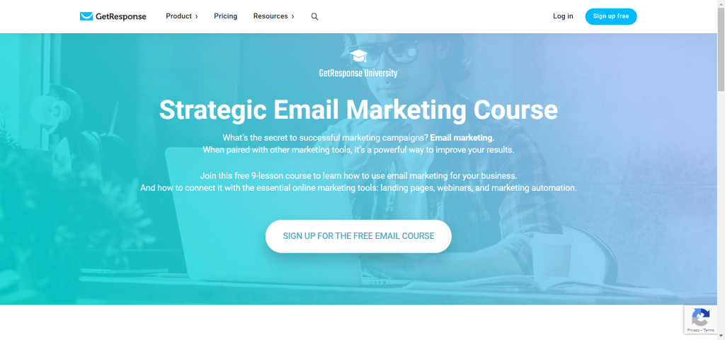 Strategic email marketing course from Getresponse